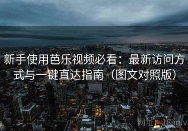 新手使用芭乐视频必看：最新访问方式与一键直达指南（图文对照版）