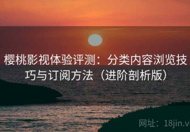 樱桃影视体验评测：分类内容浏览技巧与订阅方法（进阶剖析版）