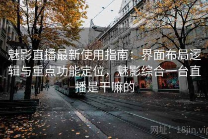 魅影直播最新使用指南：界面布局逻辑与重点功能定位，魅影综合一台直播是干嘛的