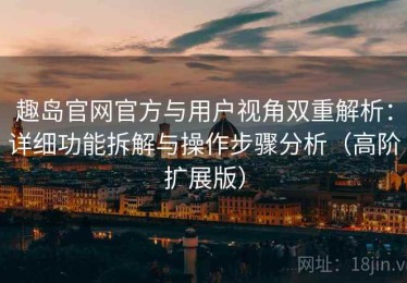 趣岛官网官方与用户视角双重解析：详细功能拆解与操作步骤分析（高阶扩展版）