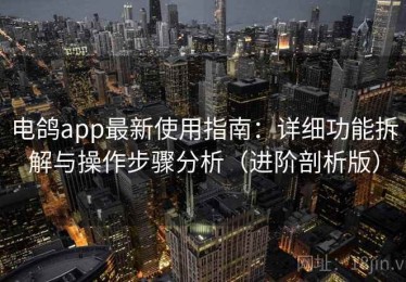 电鸽app最新使用指南：详细功能拆解与操作步骤分析（进阶剖析版）