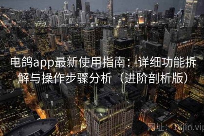 电鸽app最新使用指南：详细功能拆解与操作步骤分析（进阶剖析版）