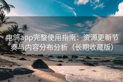 电鸽app完整使用指南：资源更新节奏与内容分布分析（长期收藏版）