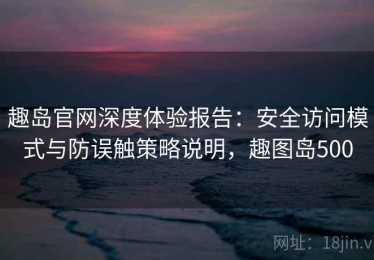 趣岛官网深度体验报告：安全访问模式与防误触策略说明，趣图岛500
