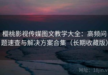 樱桃影视传媒图文教学大全：高频问题速查与解决方案合集（长期收藏版）