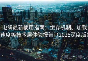 电鸽最新使用指南：缓存机制、加载速度等技术层体验报告（2025深度版）