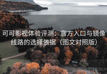 可可影视体验评测：官方入口与镜像线路的选择依据（图文对照版）