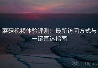 蘑菇视频体验评测：最新访问方式与一键直达指南