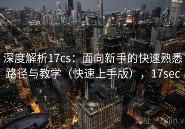 深度解析17cs：面向新手的快速熟悉路径与教学（快速上手版），17sec