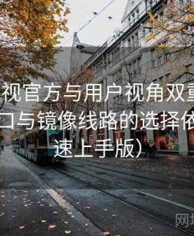 樱桃影视官方与用户视角双重解析：官方入口与镜像线路的选择依据（快速上手版）