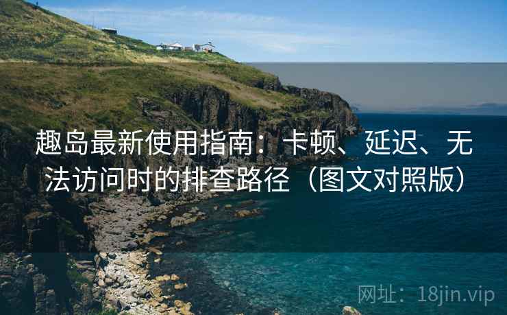 趣岛最新使用指南：卡顿、延迟、无法访问时的排查路径（图文对照版）