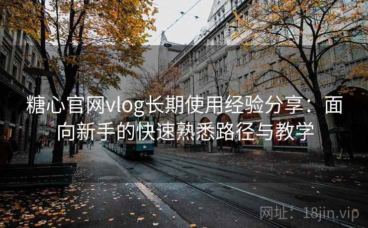 糖心官网vlog长期使用经验分享：面向新手的快速熟悉路径与教学