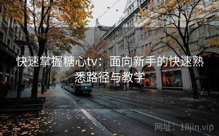 快速掌握糖心tv:面向新手的快速熟悉路径与教学 快速掌握糖心tv:面向新手的快速熟悉路径与教学