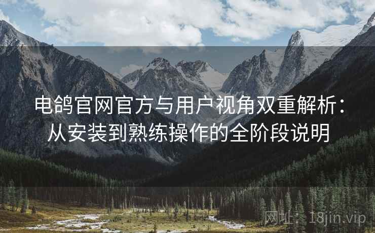 电鸽官网官方与用户视角双重解析：从安装到熟练操作的全阶段说明
